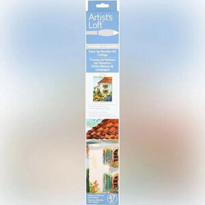 NWT Artist Loft Cottage Paint by  Number Kit Never Used or Opened DIY Crafting
